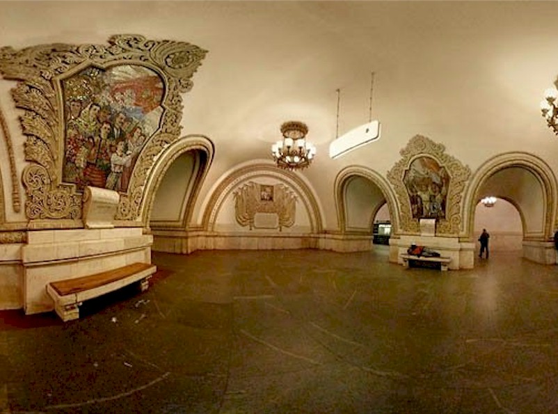 Het metrostation Kievskaja